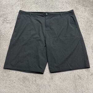 Micros Hybrid Skate Shorts Mens 42 Dark Gray Flat Front Pockets Casual Outdoor